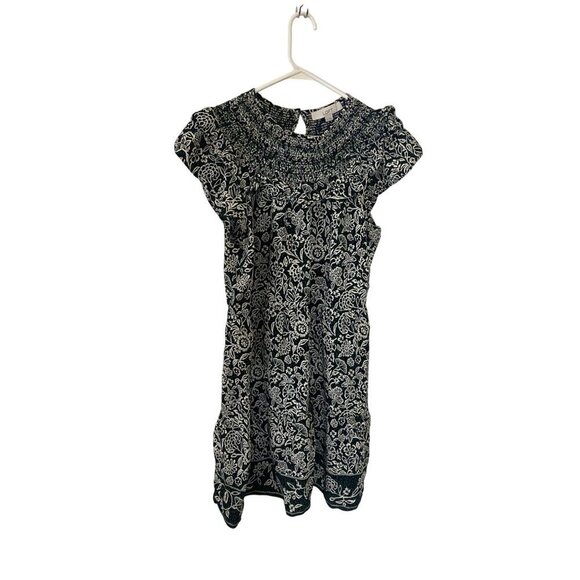 Loft Women's Cap Flutter Sleeve Floral Summer Midi Dress - Medium - Picture 1 of 13